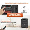 thumbnail image 6 of VOLTORB Electric Space Heater with Remote Control & Fan Only Mode (2 Pack), 6 of 12