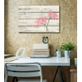 thumbnail image 2 of wall26 - Flowering Pink Blowing in Wind Artworkd- Rustic Canvas Wall Art Home Art - 12x18 inches, 2 of 4