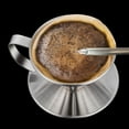 thumbnail image 2 of Stainless Steel Coffee Dripper Handheld Coffee Drip Filter Cup Tea Slag Funnel, 2 of 8