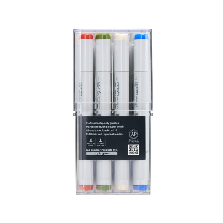 Copic Alcohol Sketch Marker, 72, Set B Count