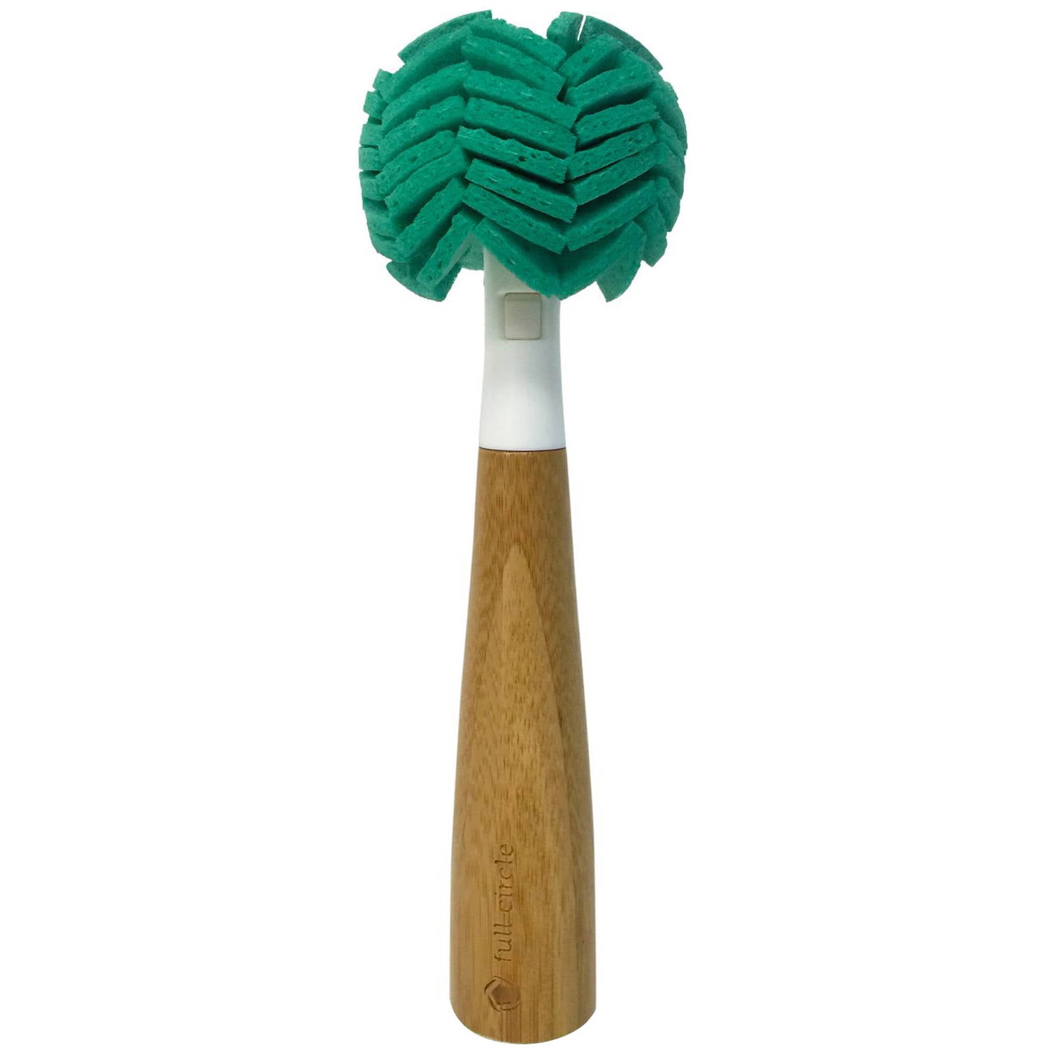 Full Circle Crystal Clear 2.0 Glassware Cleaning Sponge with Handle
