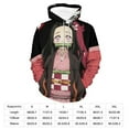 thumbnail image 2 of Kamado Nezuko Unisex Adult Hoodie Casual Hooded Sweatshirt Pullover Novelty 3D Printed Sweater Jacket 2XL, 2 of 8