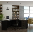 thumbnail image 2 of Bestar Pro Concept Plus L Desk in Deep Gray and Black, 2 of 3