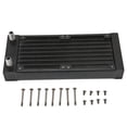 thumbnail image 3 of Refroidisseur d'Eau PC, Ventilateurs Doubles 80mm Robinet 9.5mm Robuste Durable Radiateur de Refroidissement à Eau avec Vis Sac pour Ordinateurs pour Drones pour Imprimantes, 3 of 8