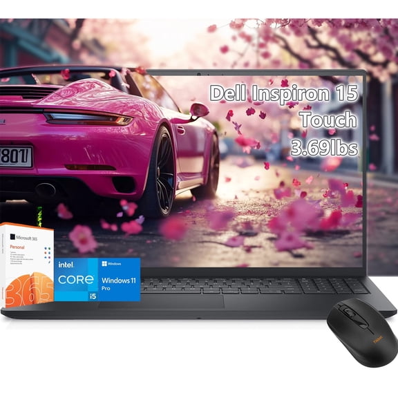 Dell inspiron 15 Touchscreen Laptop -Intel Core i5-1334U Beat i7-1255U - 15.6" FHD Touch -32GB RAM -1TB PCIe SSD -Windows 11 Pro -Office 365 - Laptop Computadora -College Student - 3.6lb Light