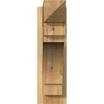 thumbnail image 2 of Ekena Millwork 6"W x 20"D x 20"H Merced Rough Sawn Arts and Crafts Outlooker, Western Red Cedar, 2 of 4
