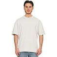 thumbnail image 4 of Casual Classics  Adult Combed Ringspun Cotton Extended Neckline Oversized T-Shirt, 4 of 4
