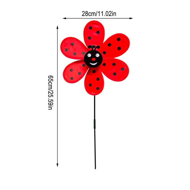 Garden Windmill Propellers Garden Decorations Sturdy And Colorful Decorations And For Balcony Patio