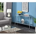 thumbnail image 2 of Convenience Concepts Table Console Nadia Chrome, 2 of 2