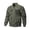 Army Green Jacket for Men, variant on Men's Fashion Jacket Long Sleeve Jacket Zipper Stand-up Collar Coat Hoodless Casual Outwear Jackets with Pocket Solid Color Army Green XL