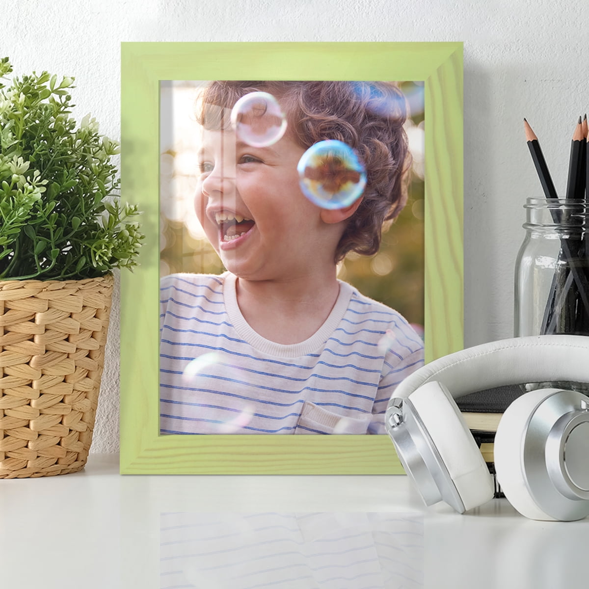 6x8 Wood Grain Picture Frame - Mint