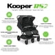 thumbnail image 5 of Joovy Kooper RS2 Lightweight Travel Double Stroller Featuring Dual Snack Trays, One-Handed Fold, Multi-Position Reclining Seats, Adjustable Leg Rests, and 2 Zippered Pockets for Storage, 5 of 5