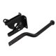 thumbnail image 2 of 8X Cerradura de Puerta Con Cerradura Automática Palanca de Gravedad Automática Cerradura de Puerta para Cerco de Madera Cierres de Puerta Acero Negro, 2 of 9