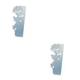thumbnail image 1 of Advancent Hermosos sobres con troquel de corte de rosa, fácil y adecuado para todo tipo de papel, troqueles de corte plateados Plata 2piezas, 1 of 6