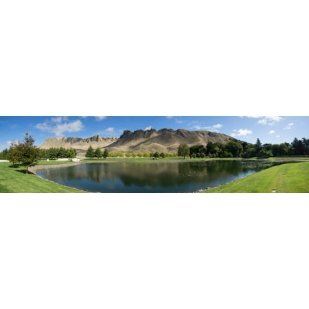 Scenic view of Te Mata Peak from Craggy Range Winery Hastings District Hawkes Bay Region North Island New Zealand Poster Print by Panoramic