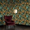 thumbnail image 2 of Boho Peel and Stick Wallpaper Magical Forest Landscape Glowing Fungi Butterflies Soft Light Wall Mural 17.7in x 9.8ft Self Adhesive Removable Wall Paper Renter Friendly Wallpaper for Nursery Bedroom, 2 of 8