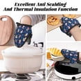 thumbnail image 7 of Pofeuu Winter old man Playtime Print Thickened Mini Silicone Oven Mitts Heat Resistant, Rubber Oven Mitt Gloves, Finger Pinch Grips, Pot Holder, Silicone Potholder, 7 of 7