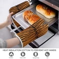 thumbnail image 3 of Tiger Skin Texture Oven Gloves And Pots Stand Set Oven Gloves And Pot Racks Pot Racks And Oven Gloves Set, 3 of 9