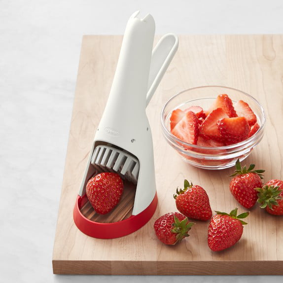 Harupink Fruit Slicer Tool Stainless Steel Strawberry Cutter with Sharp  Blade Small Portable Strawberry Pedicle Remover Household Kitchen Gadgets  for