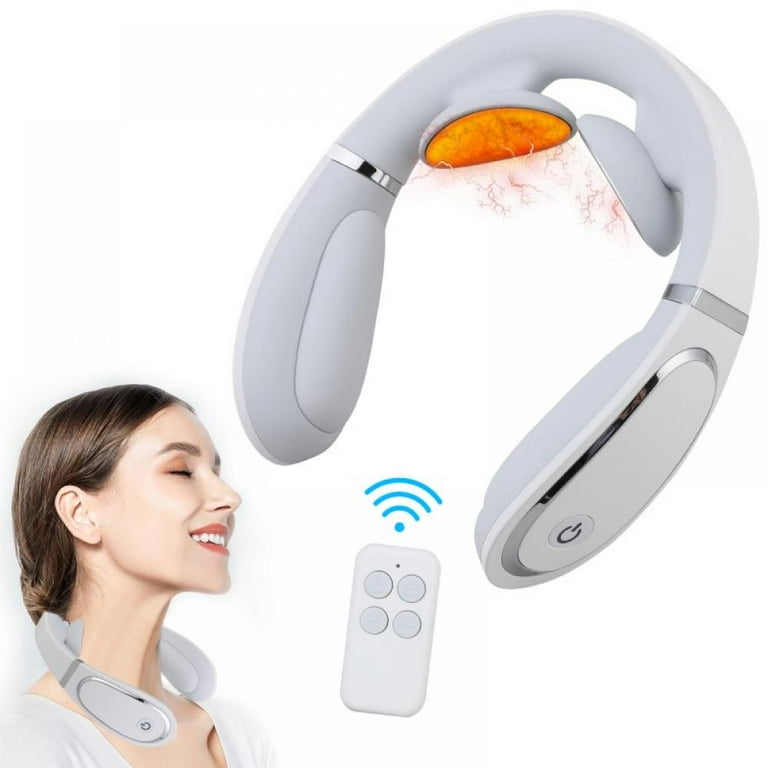 Neck Massager with Heat, Pain Relief, Cordless Intelligent