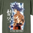 thumbnail image 7 of Dragon Ball Super Ultra Instinct Men's Sage Green Short Sleeve Tee-3XL, 7 of 7