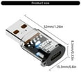 thumbnail image 5 of Type-C to USB A Converter with Light Support 120W Charging 10Gbps Data Transfer USB-A Extender Clear Shell OTG Adapter, 5 of 8