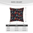 thumbnail image 2 of KLL Paisley1 Decorative Throw Pillow Covers Velvet Soft for Couch Sofa Bedroom Living Room Outdoor (No pillow core)- 20"x20", 2 of 5