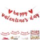 thumbnail image 3 of Feliz Día de San Valentín Banner Glitter Banner Party Decoración colgante (rojo), 3 of 7