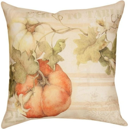 - Orange and Beige Pumpkins Farm To Table Themed Decorative Throw Pillow 18