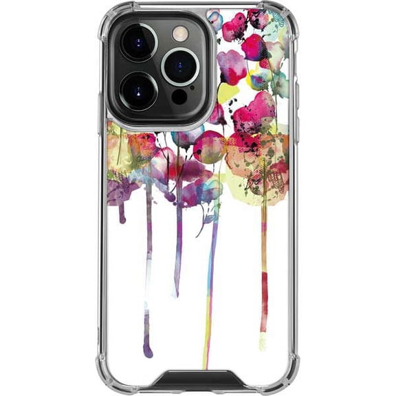 Skinit Floral Patterns Painted Flowers iPhone 14 Pro Clear Case
