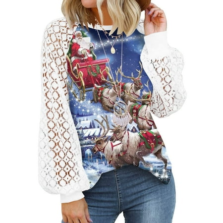 

KaLI_store Waffle Knit Tops For Women Women s Basic Long Sleeve T Shirts Crewneck Slim Fit Spandex Tops Plain Layer Underscrub Tees