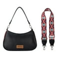 thumbnail image 6 of Wrangler Hobo Purse for Women Shoulder Purses Bag with Detachable Strap, Black, 6 of 7