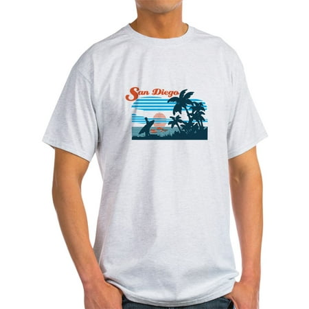 CafePress - Retro San Diego Surf T-Shirt - Light T-Shirt - (Best Surfing In San Diego)