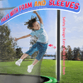 thumbnail image 4 of FIZITI Trampoline with Enclosure Net, Basketball Hoop,1500LBS 12FT 14FT 16FT Trampoline for 5-6 Kids Adults with Light, Sprinkler, Socks, Outdoor Heavy Duty Round Trampoline, 4 of 12