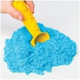 thumbnail image 6 of Kinetic Sand, Sandbox Set Kids Toy with 1lb All-Natural Blue Kinetic Sand and 3 Molds, Sensory Toys for Kids Ages 3 and up, 6 of 10
