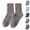 Coffee, variant on Women's Thermal Knit Crew Socks, Thick Winter Warm Floor Socks, Cozy Ribbed Cuff Boot Socks, Soft Chunky Hosiery for Cold Weather Daily Wear