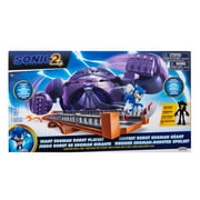 Sonic The Hedgehog 2 Giant Eggman Robot Playset with 2.5 Inch Super Sonic Action Figure