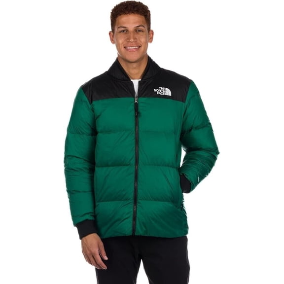 The North Face Nordic NF0A5ITGS9W Puffer Jacket Men's 2XL Green Full Zip APP1324