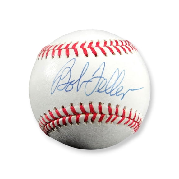 Bob Feller Signed Autographed AL Baseball Indians JSA AV37838