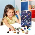 thumbnail image 5 of Birthday Gifts For Boys, 24Pc Crystal Raw Stone Advent Calendar 2025 Gift Box - Portable Collection Surprises, Unique Scientific Countdown Box - Kids Girls Boys, Xmas Gifts, Xmas, 5 of 7