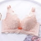thumbnail image 1 of Ropa interior de látex para mujer, ajustable, pecho pequeño, fruncido, sin aro de acero, sujetador cerrado, accesorio de encaje para sujetador de pecho, 1 of 6