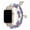 Purple, variant on Compatible With White Apple Watch Band 38mm 40mm 41mm Women Agate Bracelet Strap, Fashion Handmade Elastic Replacement for iWatch Bands Series 8/7/6/5/4/3/2/1 Girls Wristband