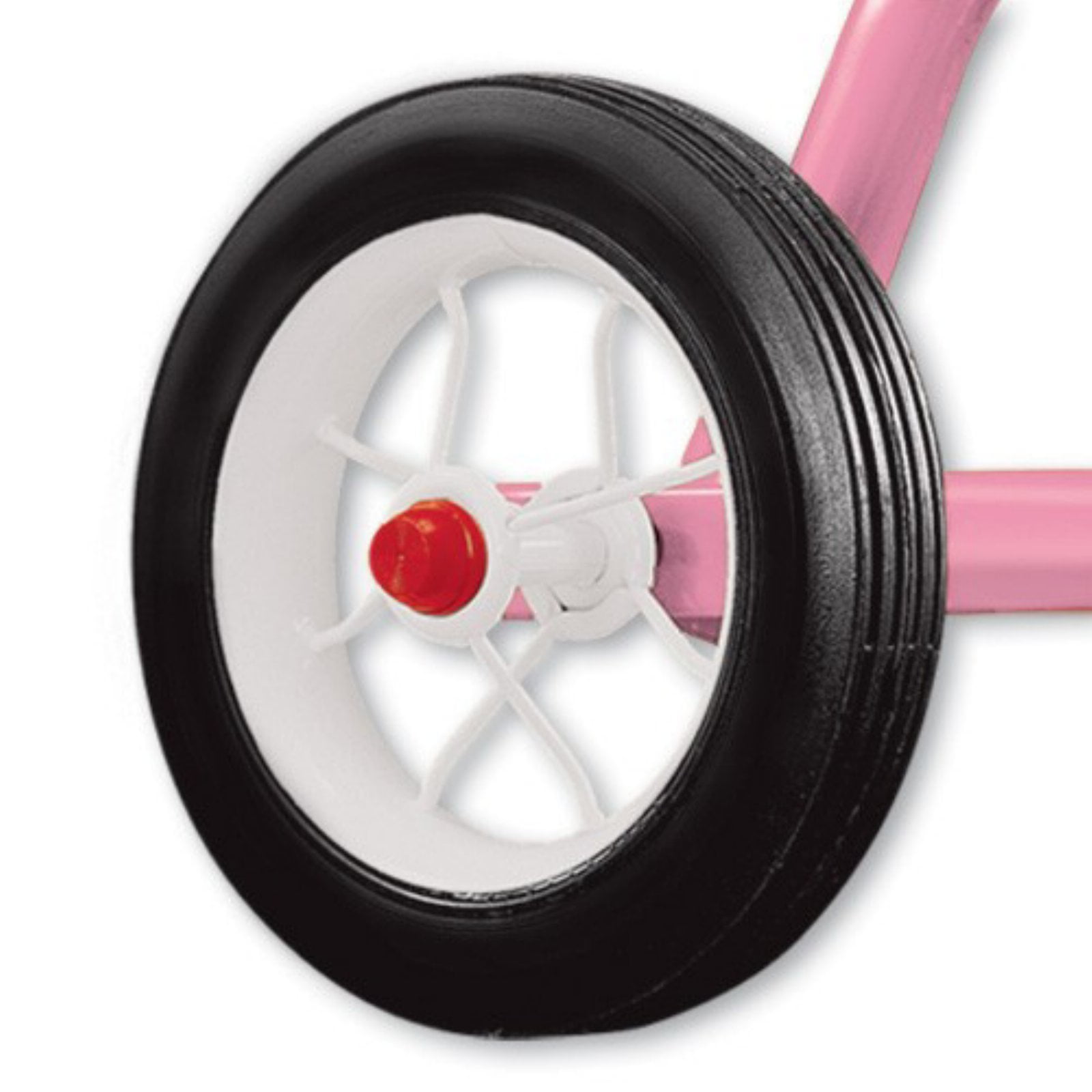 radio flyer 33p girls classic pink dual deck tricycle