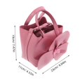 thumbnail image 2 of unbranded Cesta Floral Rosa Con 3D Para Mujer De Hombro Y Para Eventos, 2 of 6