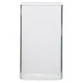 thumbnail image 2 of High Temperature Resistant Square Clear Transparent Glass Tea Milk Cup for Bars Restaurants Kitchen Home 370ml, 2 of 6