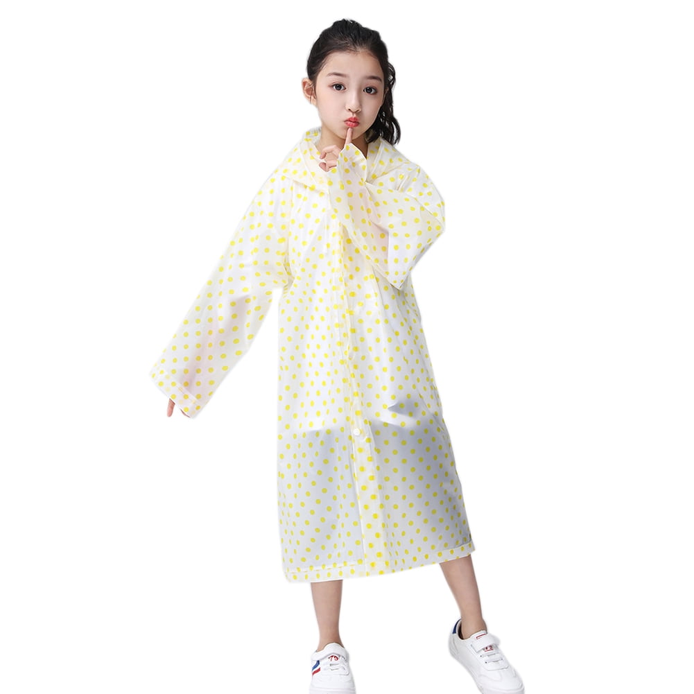 Children Rain Poncho Stylish Waterproof 