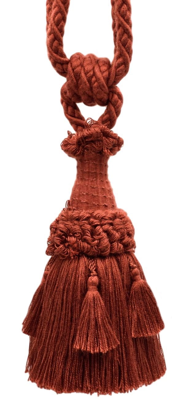 Set of 2 / Decorative Tassel Tieback / 6 inch Tassel, 30 inch Spread