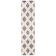 thumbnail image 5 of SAFAVIEH Memphis Watson Geometric Shag Area Rug, Grey/Cream, 4' x 6', 5 of 7
