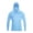 Z01Sky Blue, variant on Men's UPF 50 Sun Protection Hooded Shirt with Integrated Face Cover Long Sleeve Lightweight Rash Guard Shirts Turquoise M