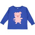 thumbnail image 3 of Inktastic Cute Pig Boys or Girls Long Sleeve Toddler T-Shirt, 3 of 5